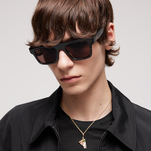 Square-frame sunglasses