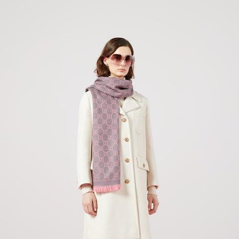GG wool scarf