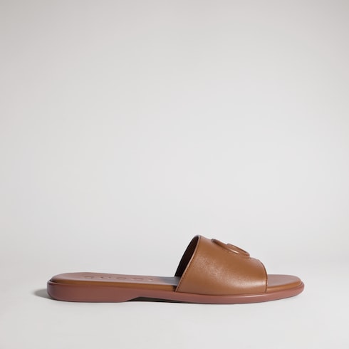 Women's slide sandal with Double G