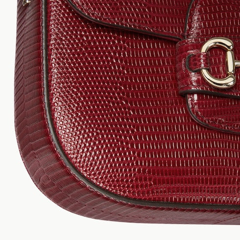 Gucci Horsebit 1955 lizard mini bag