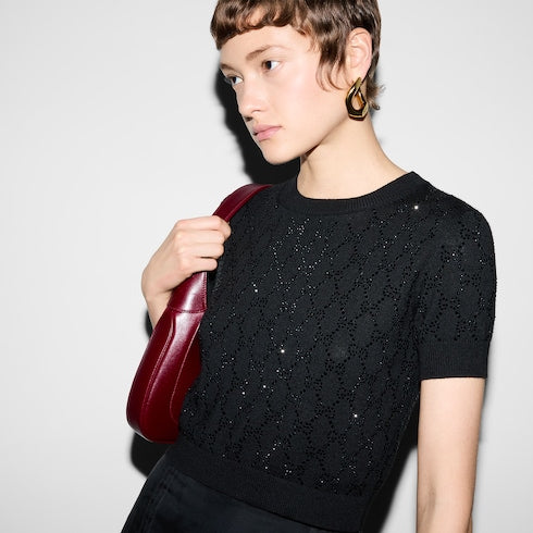 Fine wool GG crystal top