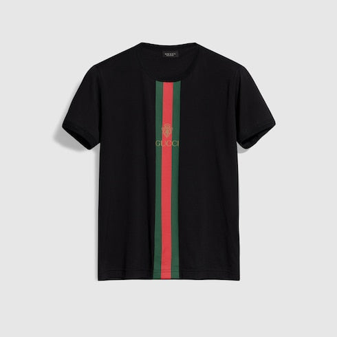 Cotton jersey T-shirt with print