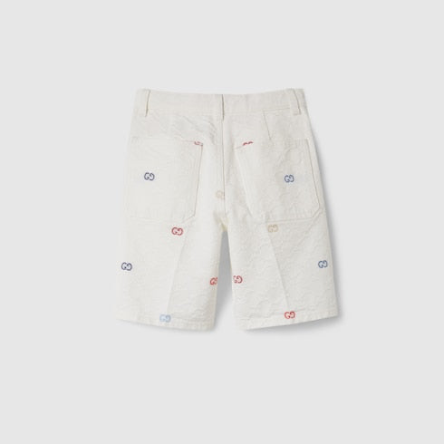 Children's GG cotton shorts