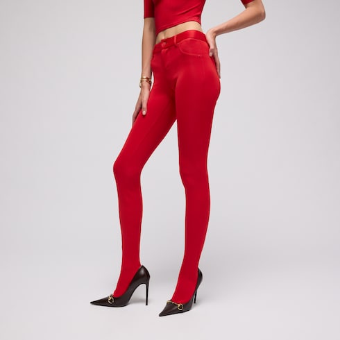 Stretch jersey leggings