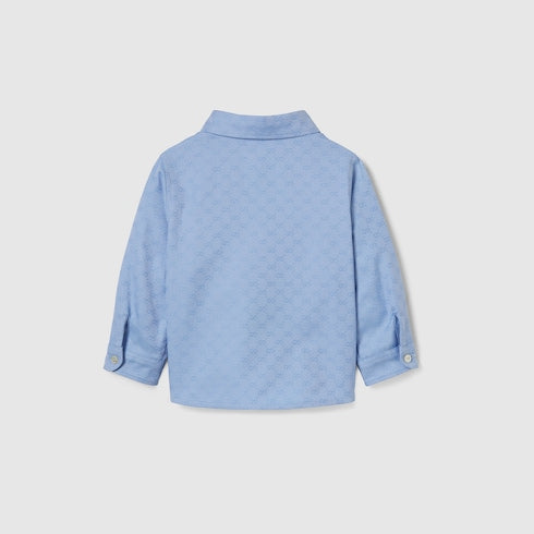 Baby Oxford cotton GG shirt