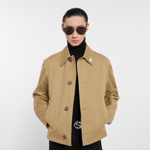 GG cotton gabardine jacket