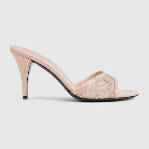 Women's crystal slide sandal