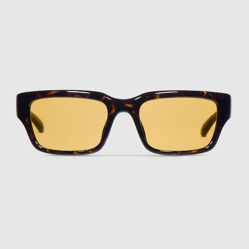 Rectangular-frame sunglasses