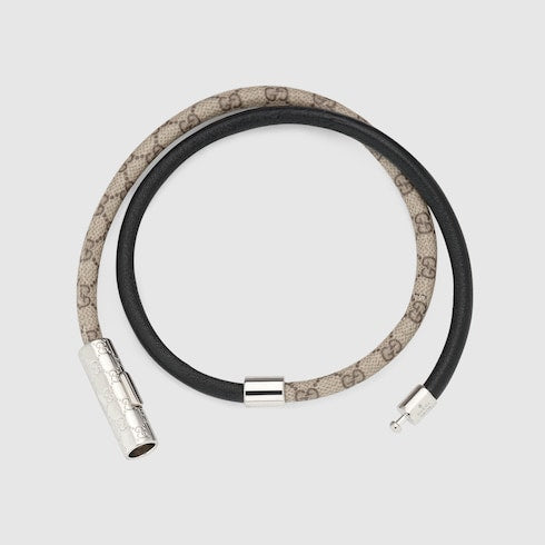 Double bracelet with GG detail