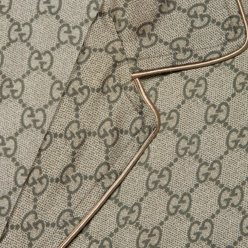 GG printed silk shirt