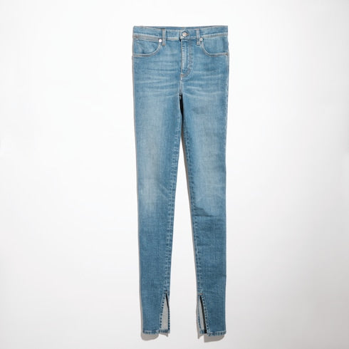 Cotton stretch denim pants