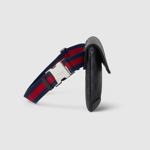 GG Black small belt bag