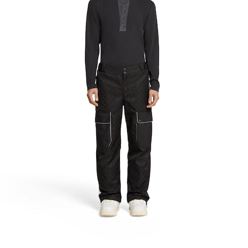 GG technical fabric jacquard pant