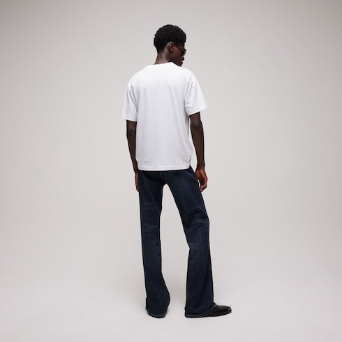 Cotton jersey T-shirt with embroidery