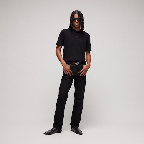 Cotton jersey T-shirt with print