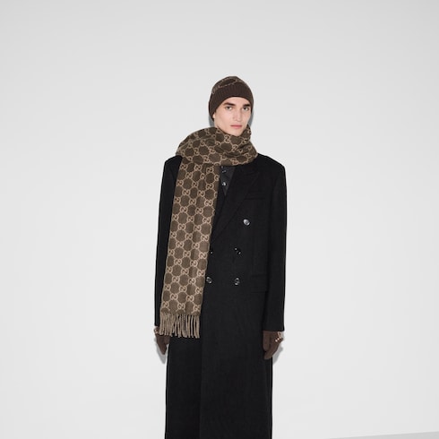 GG cashmere scarf