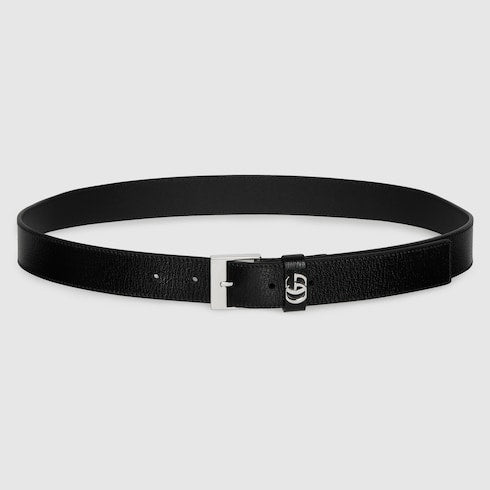 Belt with square buckle