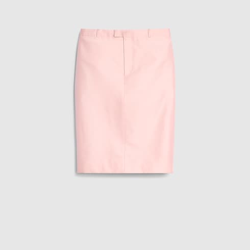 Silk faille skirt