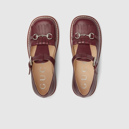 Children's moccasin with Horsebit