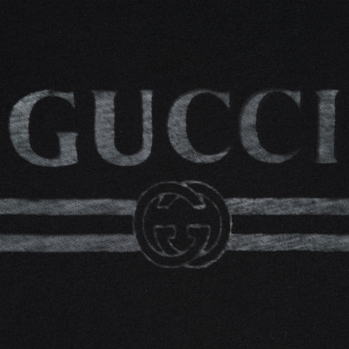 Cotton jersey T-shirt with devoré detail