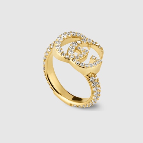 GG Marmont crystal ring