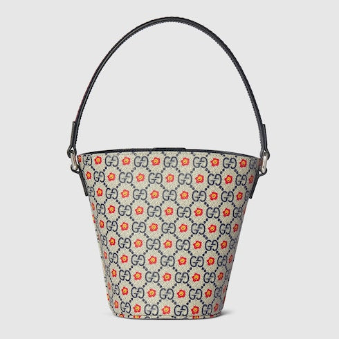 Children's printed GG bucket bag