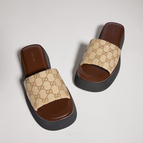 Women's flatform slide sandal