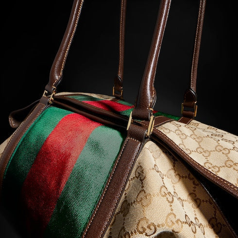 Medium GG duffle bag with Web