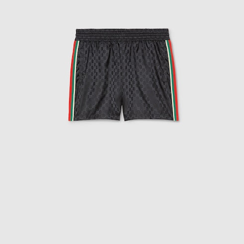 GG print nylon swim shorts