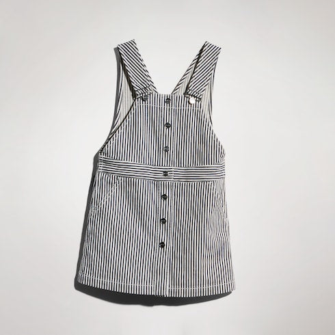 Children's striped denim dress