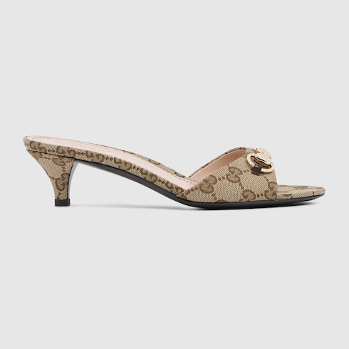 Women's slide sandal with Horsebit