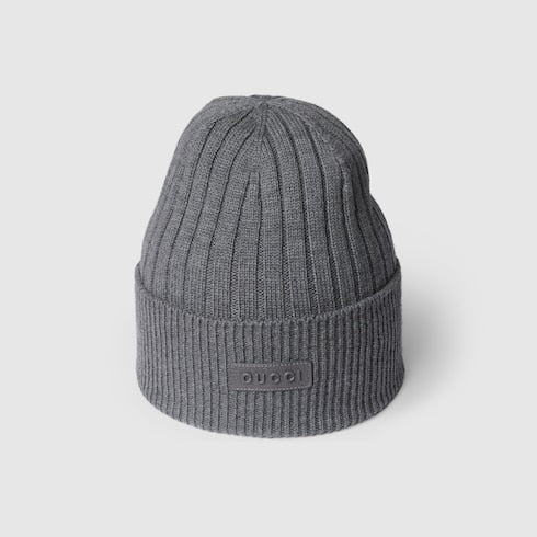 Wool hat with logo