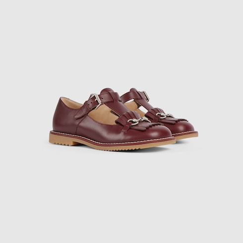 Children's moccasin with Horsebit