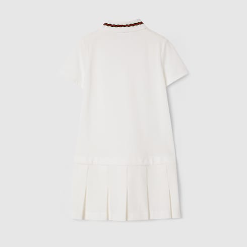Children's mini polo dress with Web