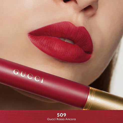 509 Gucci Rosso Ancora, Rouge à Lèvres Liquide Mat Lipstick
