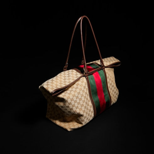 Medium GG duffle bag with Web