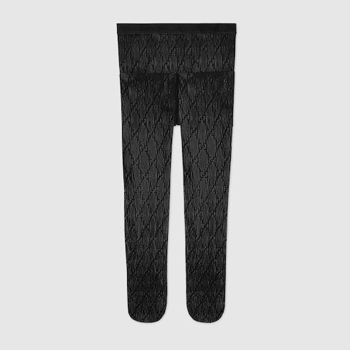 Black Interlocking G Tights