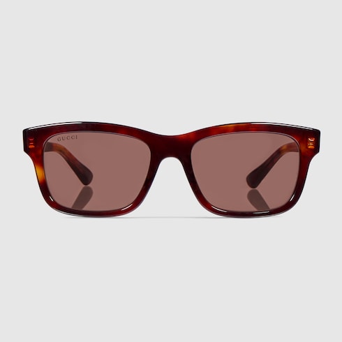 Rectangular-frame sunglasses