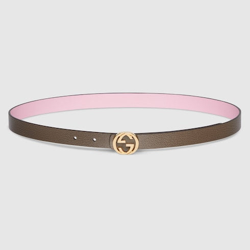 Reversible thin belt