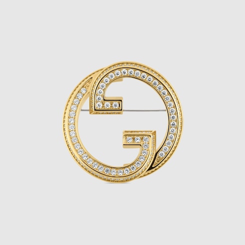 Gucci Blondie crystal brooch