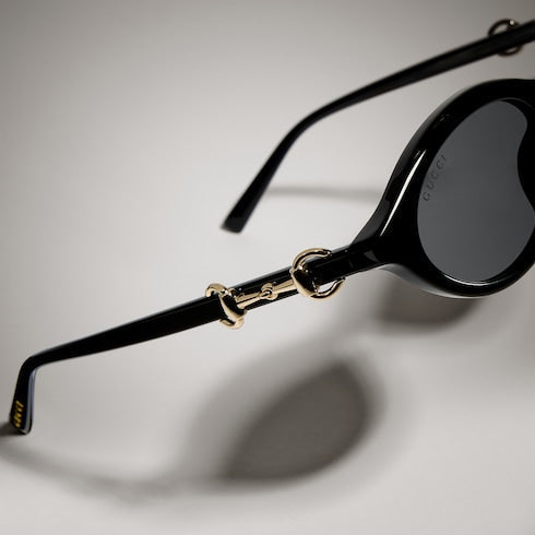 Oval-frame sunglasses