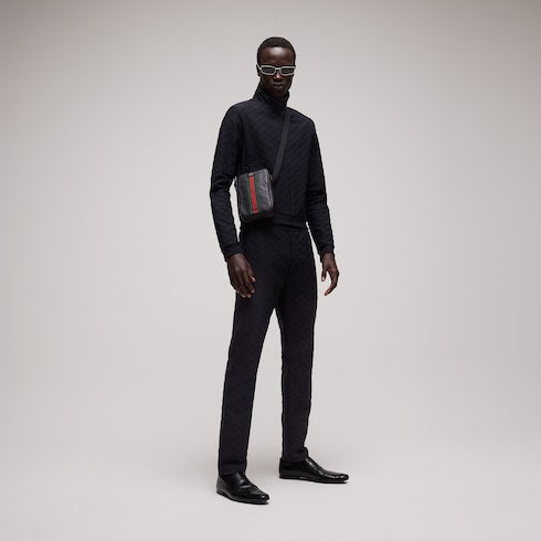 GG jersey jacquard zip jacket