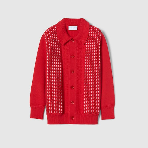 Children's cotton wool cardigan