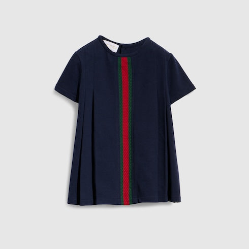 Baby cotton dress with Web