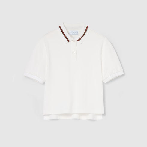 Children's cotton polo shirt