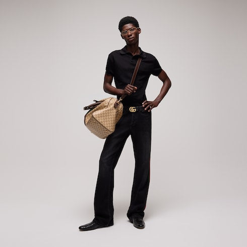 GG technical jersey jacquard polo shirt