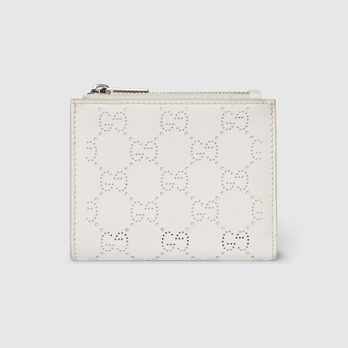 Small perforated GG wallet