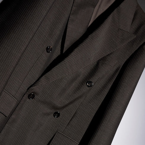 Pinstripe wool mohair jacket