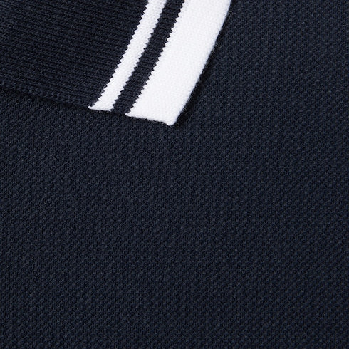Cotton polo shirt with embroidery
