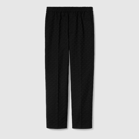 GG cotton blend canvas pant